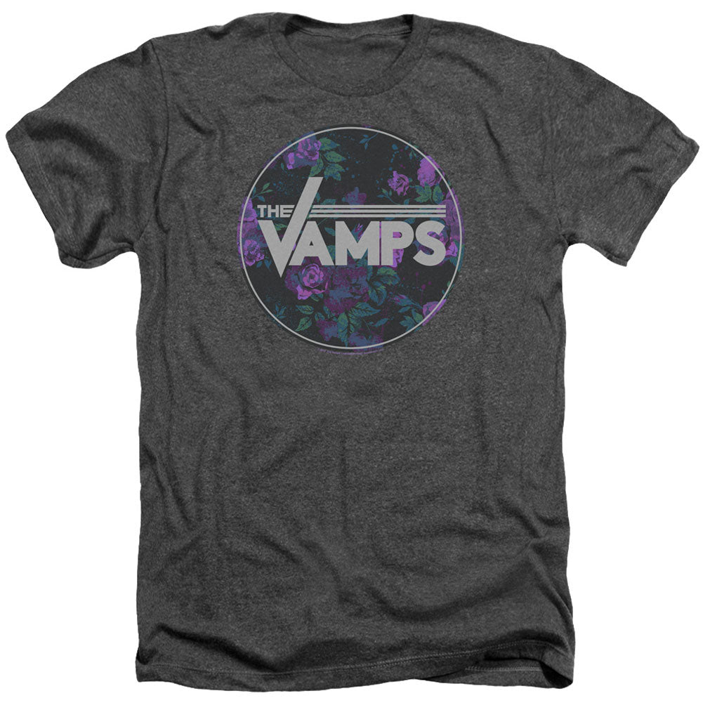 Vamps Floral Vamps Adult Heather 40% Poly T-shirt
