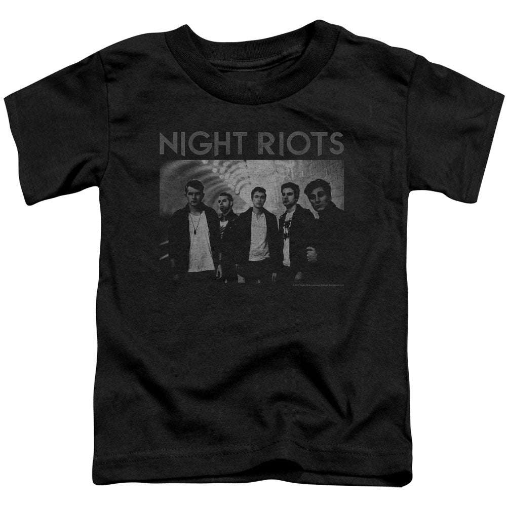 Night Riots Greyscale Toddler Childrens T-shirt