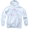 Rainbow Logo Youth 50% Poly Hooded Sweatshirt