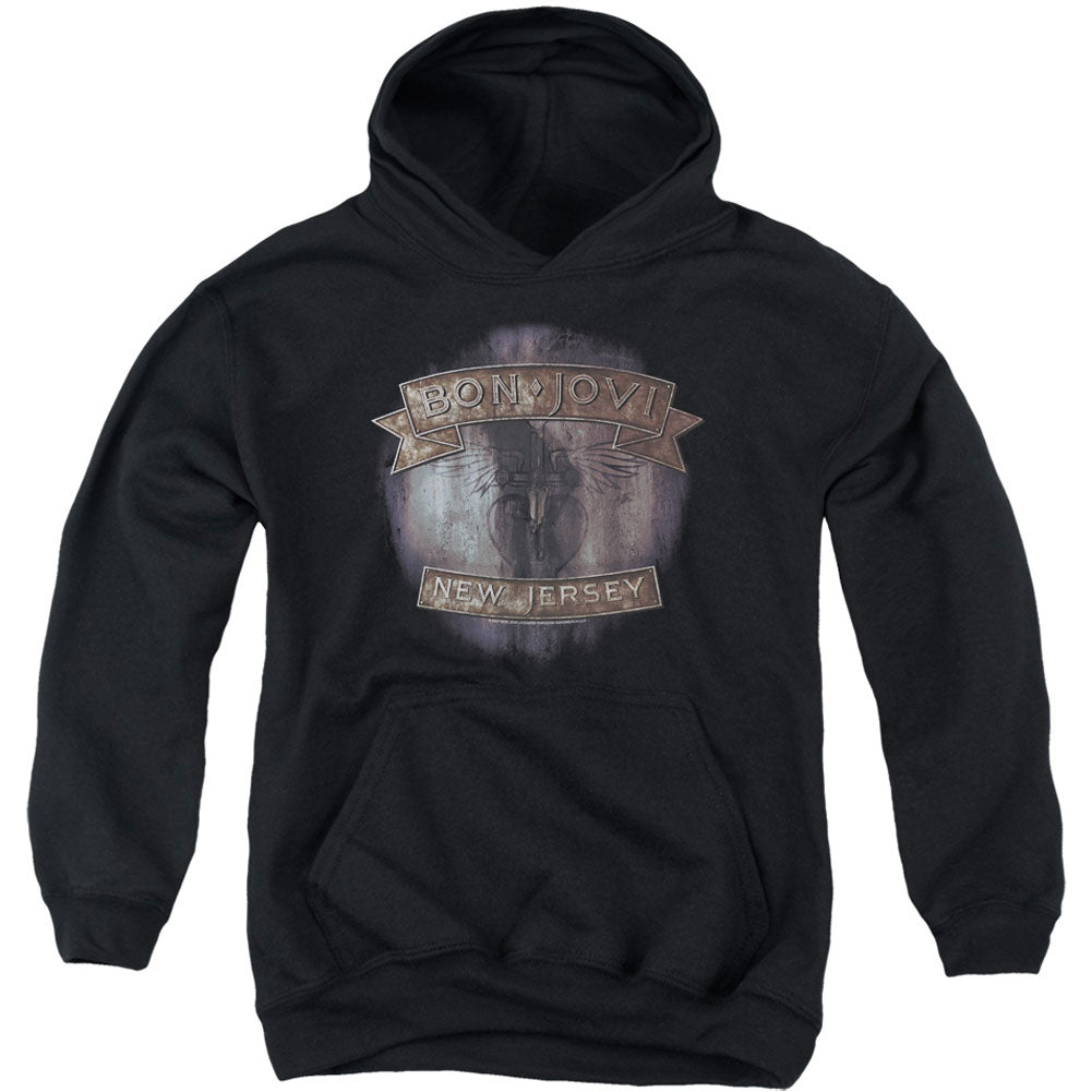 New Jersey Youth 50% Poly Hooded Sweatshirt