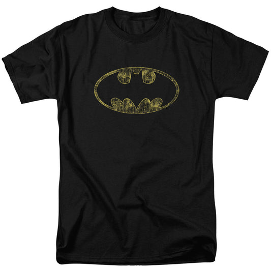 Batman Batman Tattered Logo Adult T-shirt