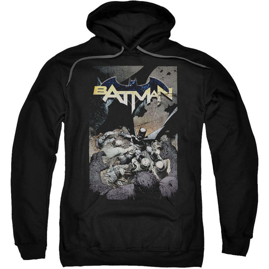 Batman Batman Batman One Adult 25% Poly Hooded Sweatshirt