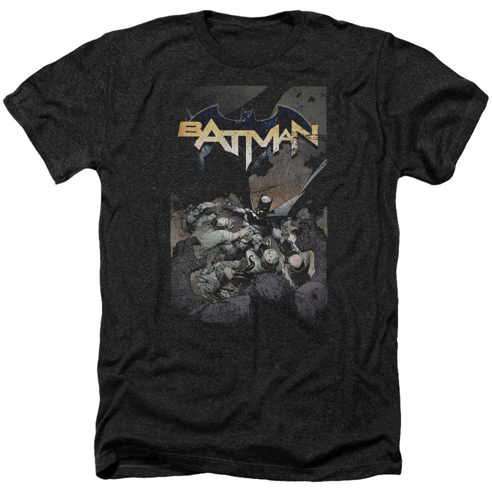 Batman Batman One Adult Heather 40% Poly T-shirt