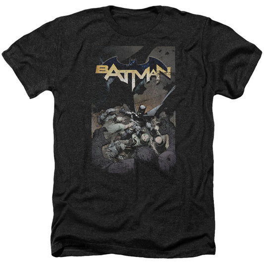 Batman Batman Batman One Adult Heather 40% Poly T-shirt