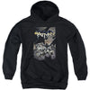 Batman One Youth 50% Poly Hooded Sweatshirt