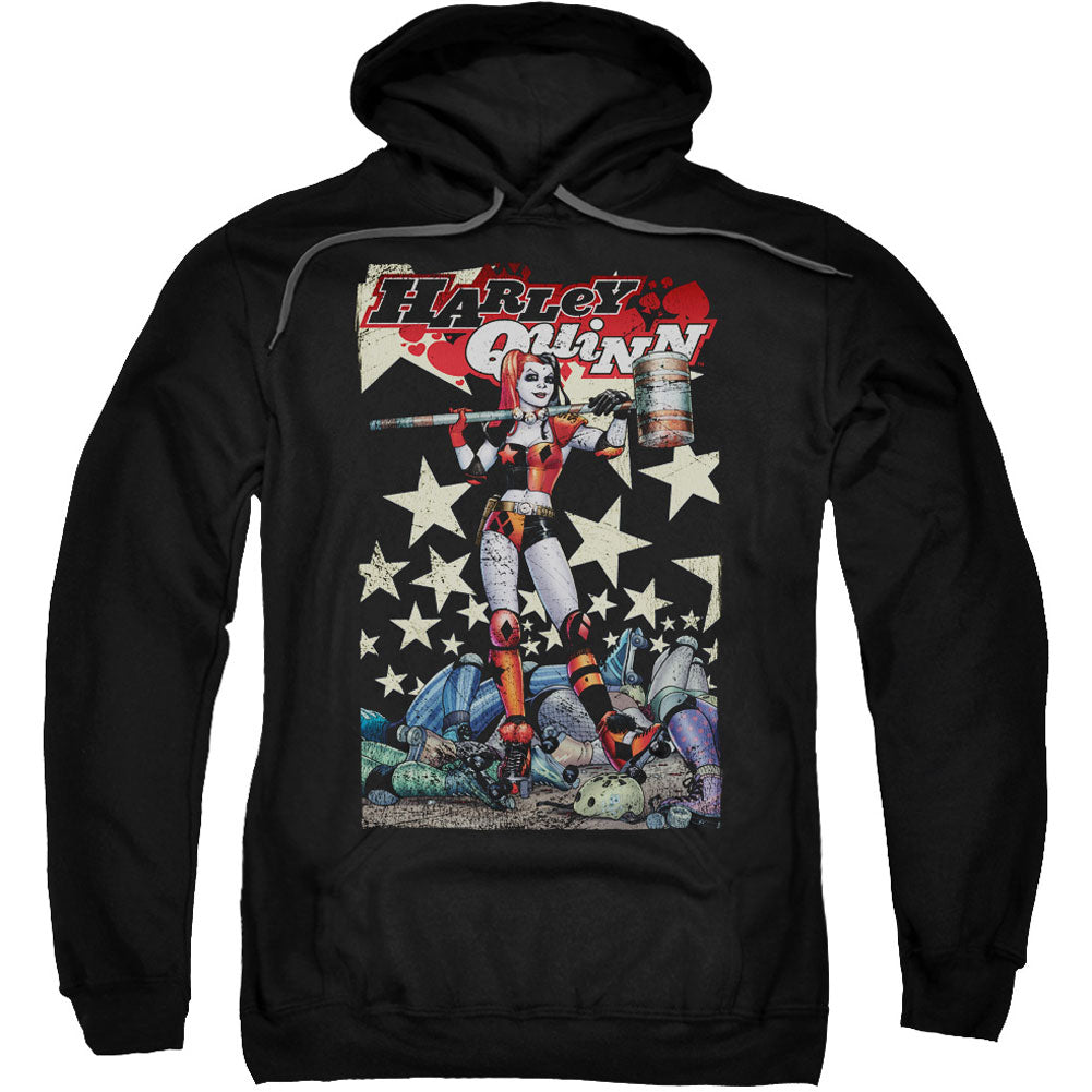 Batman Quinn One Adult 25% Poly Hooded Sweatshirt