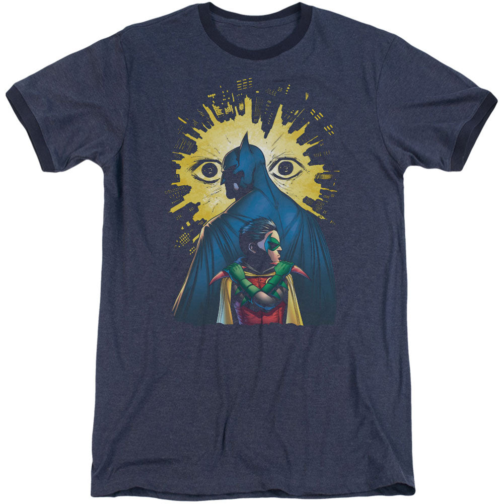 Batman Watchers Adult Ringer T-shirt