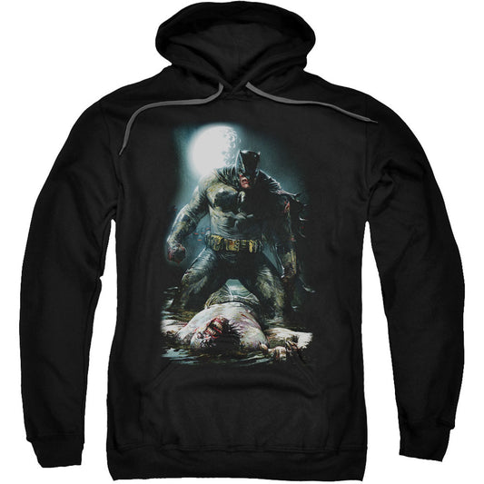 Batman Batman Mudhole Adult 25% Poly Hooded Sweatshirt