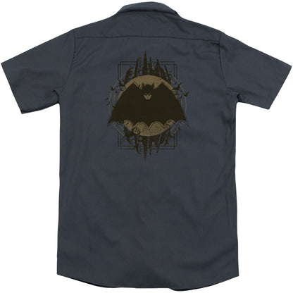 Batman Batman Crest (Back Print) Workshirt