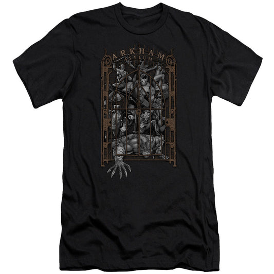 Batman Arkhams Gate Adult Slim Fit Slim Fit T-shirt