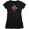 Harley Quinn (diamonds) Cap Sleeve Junior Top