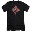 Harley Quinn (diamonds) Adult Slim Fit Slim Fit T-shirt