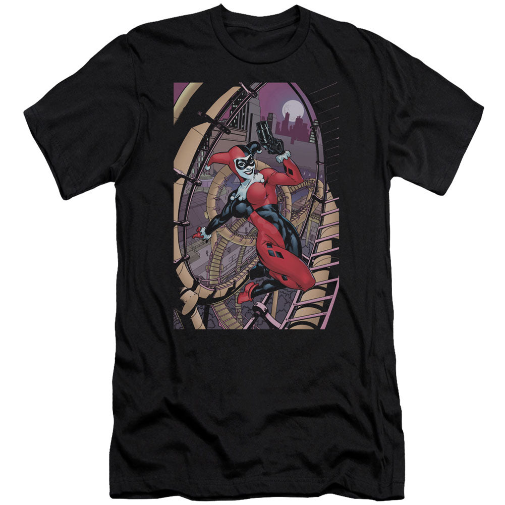 Batman Harley First Adult Slim Fit Slim Fit T-shirt