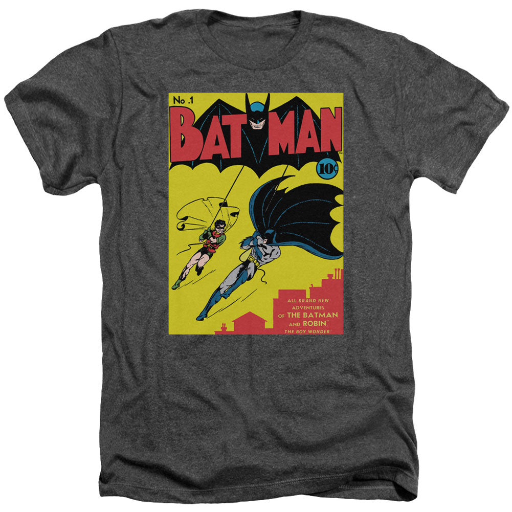 Batman Batman First Adult Heather 40% Poly T-shirt