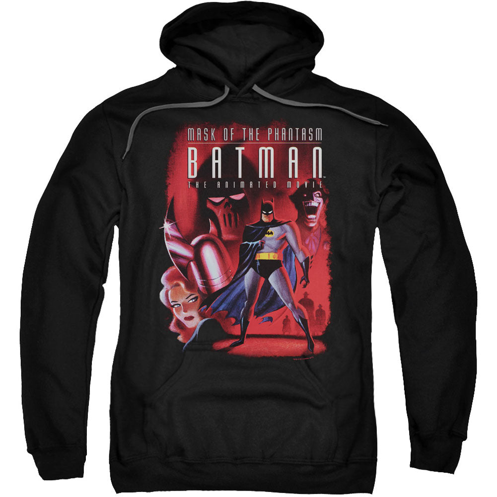 Batman Phantasm Cover Adult 25% Poly Hooded Sweatshirt