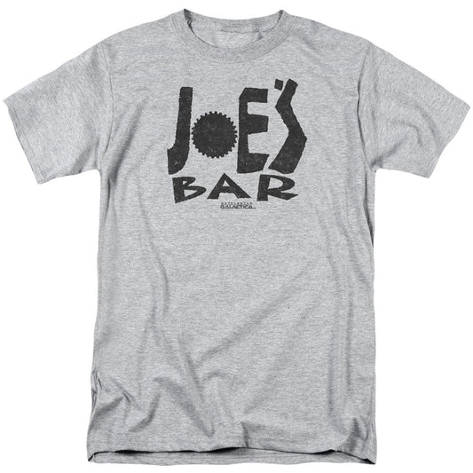 Battlestar Galactica Battlestar Galactica Joes Bar Logo Adult T-shirt