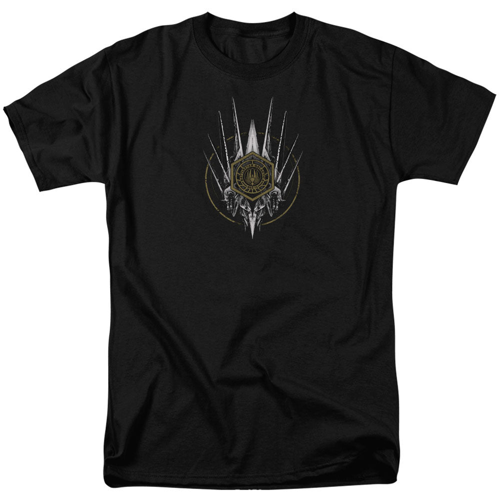 Battlestar Galactica Crest Of Ships Adult T-shirt