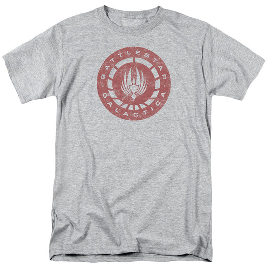 Battlestar Galactica Battlestar Galactica Eroded Logo Adult T-shirt