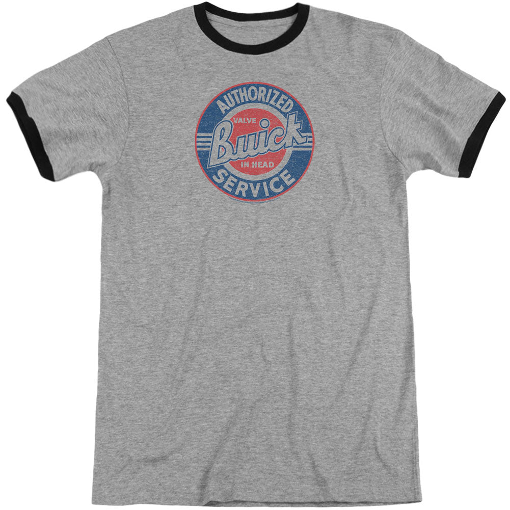 Buick Authorized Service Adult Ringer T-shirt