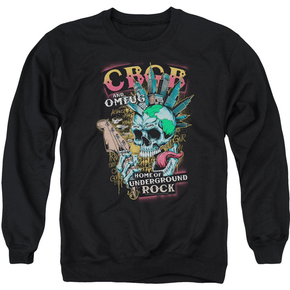 Cbgb City Mowhawk Adult Sweatshirt
