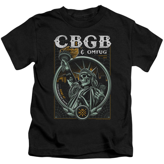 Cbgb Liberty Skull Juvenile Childrens T-shirt