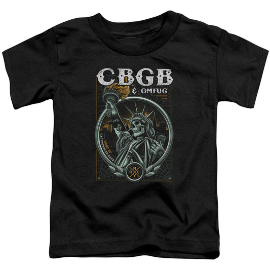 Cbgb Liberty Skull Toddler Childrens T-shirt