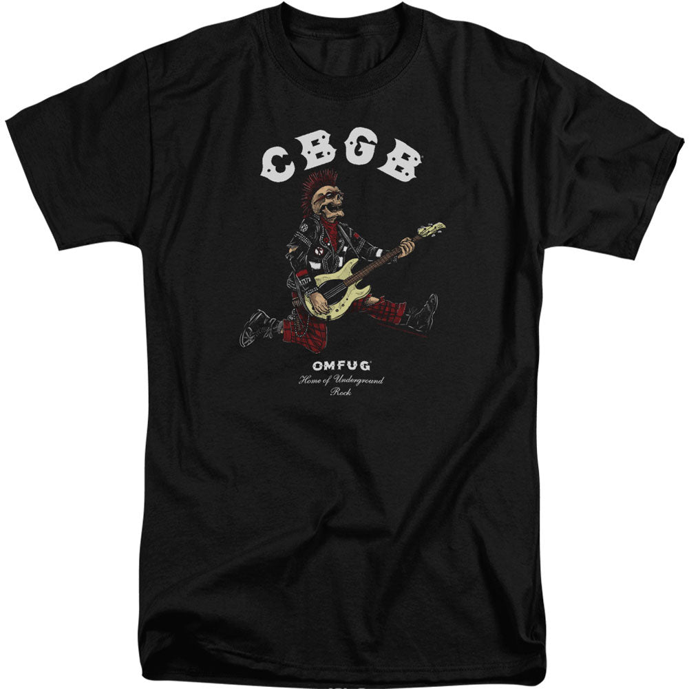 Cbgb Skull Jump Adult Tall T-shirt Tall