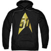 50th Anniversary Delta Adult 25% Poly Hooded Sweatshirt