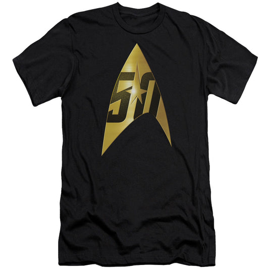Star Trek 50th Anniversary Delta Adult Slim Fit Slim Fit T-shirt