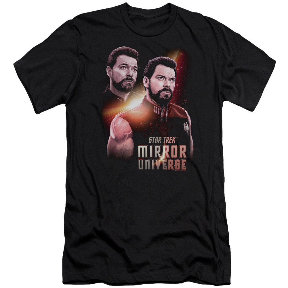 Star Trek Mirror Riker Premium Canvas Brand Slim Fit T-shirt