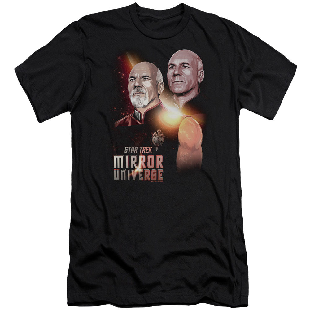Star Trek Mirror Picard Adult Slim Fit Slim Fit T-shirt