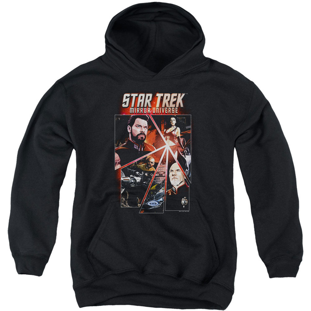 Panels Youth 50% Poly Hooded Sweatshirt