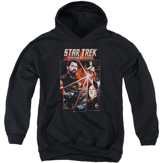 Panels Youth 50% Poly Hooded Sweatshirt