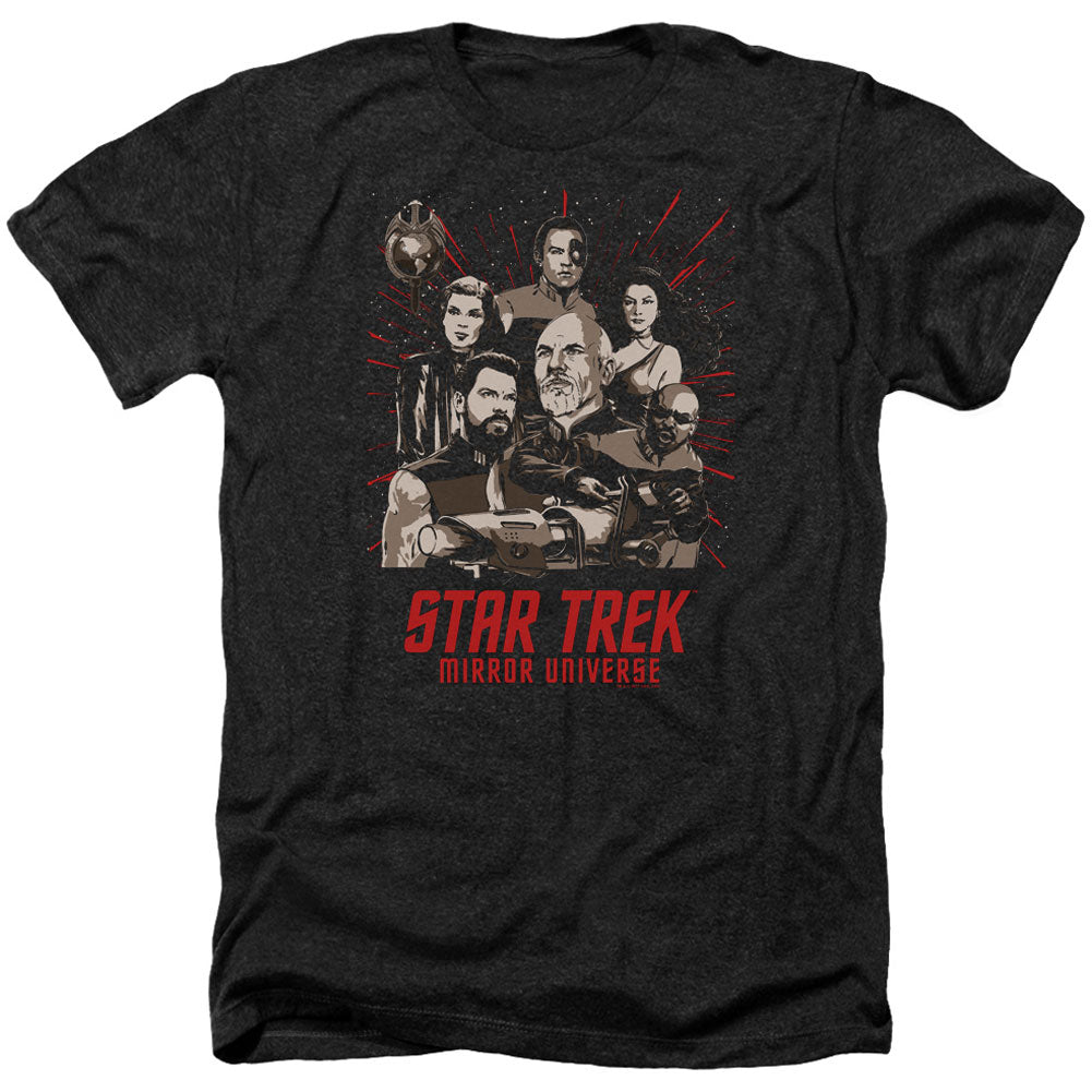 Star Trek Poster Adult Heather 40% Poly T-shirt