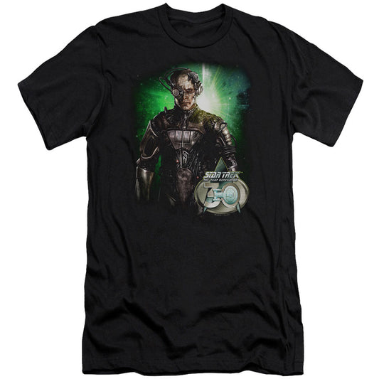 Star Trek Borg 30 Adult Slim Fit Slim Fit T-shirt