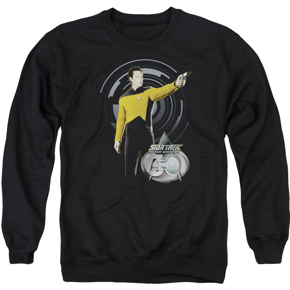 Star Trek Data 30 Adult Sweatshirt