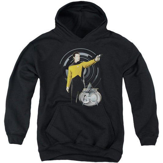 Data 30 Youth 50% Poly Hooded Sweatshirt