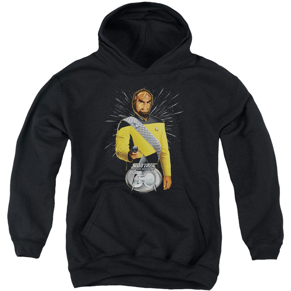 Worf 30 Youth 50% Poly Hooded Sweatshirt