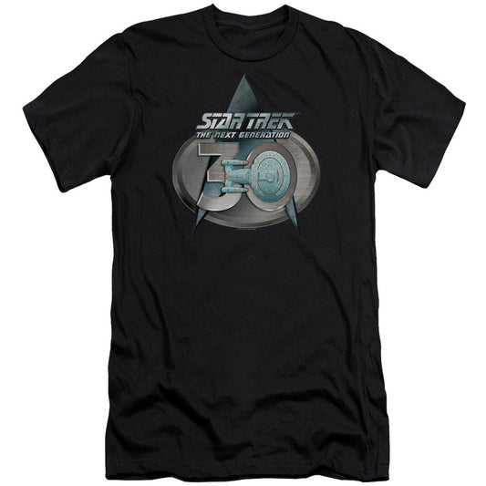 Star Trek Tng 30 Logo Premium Canvas Brand Slim Fit T-shirt