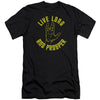 Live Long Hand Adult Slim Fit Slim Fit T-shirt