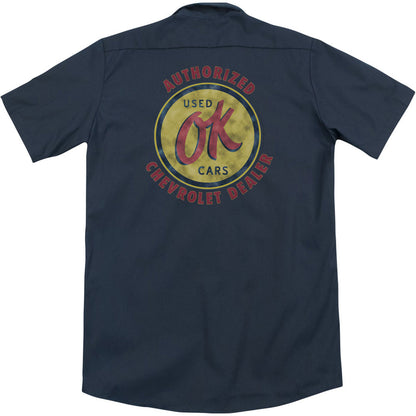 Chevy Ok Used Cars (Back Print) Workshirt