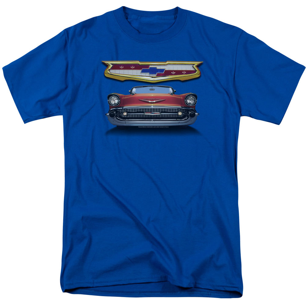 Chevy 1957 Bel Air Grille Adult T-shirt