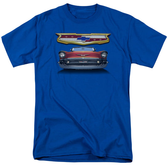 Chevy 1957 Bel Air Grille Adult T-shirt