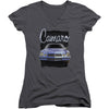 Yellow Camaro V-Neck Junior Top