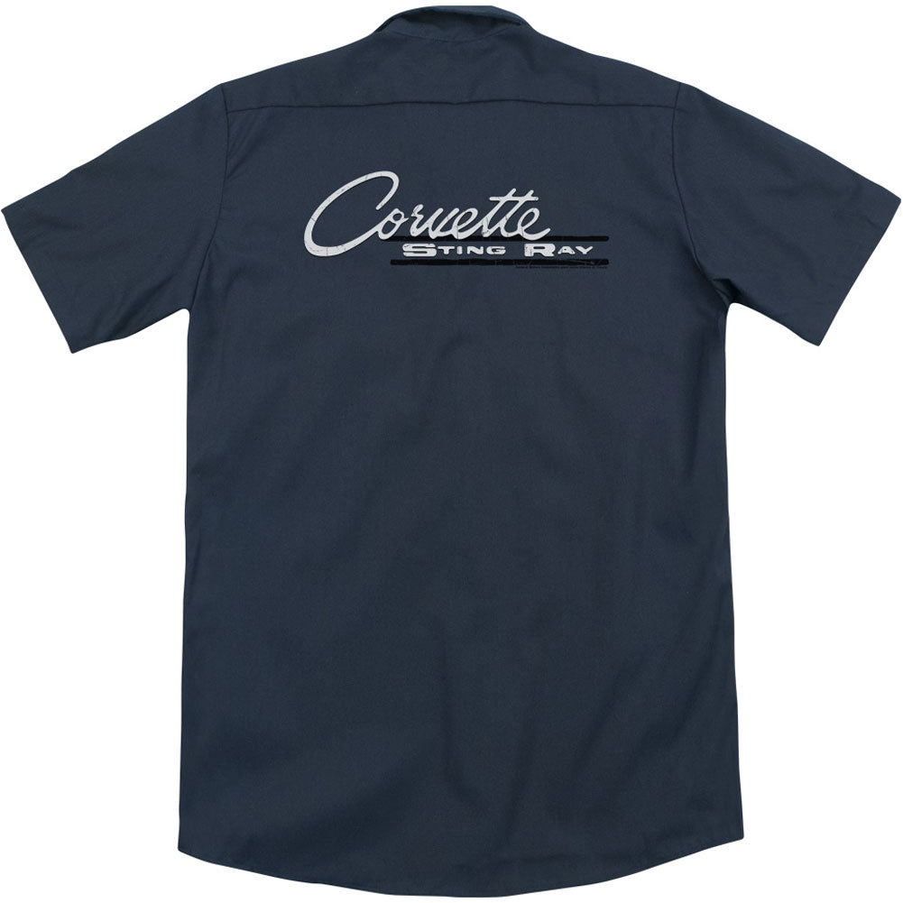 Chevy Retro Stingray (Back Print) Workshirt