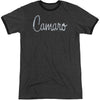 Classic Camaro Metal Adult Ringer T-shirt