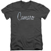 Classic Camaro Metal Adult V-Neck Slim Fit T-shirt