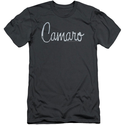Chevy Classic Camaro Metal Adult Slim Fit Slim Fit T-shirt