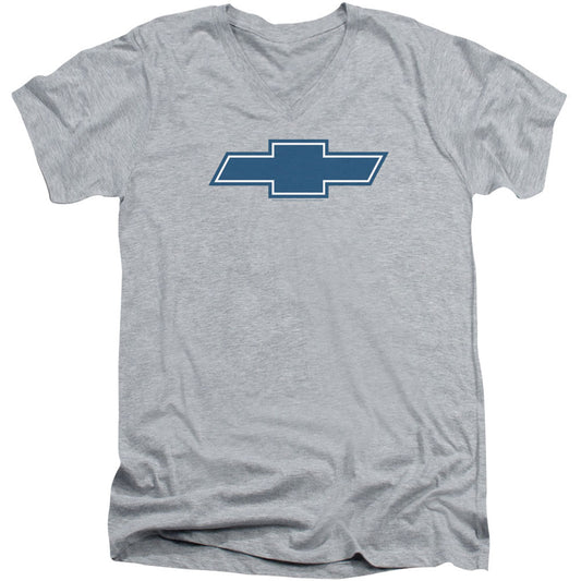Chevy Simple Vintage Bowtie Adult V-Neck Slim Fit T-shirt