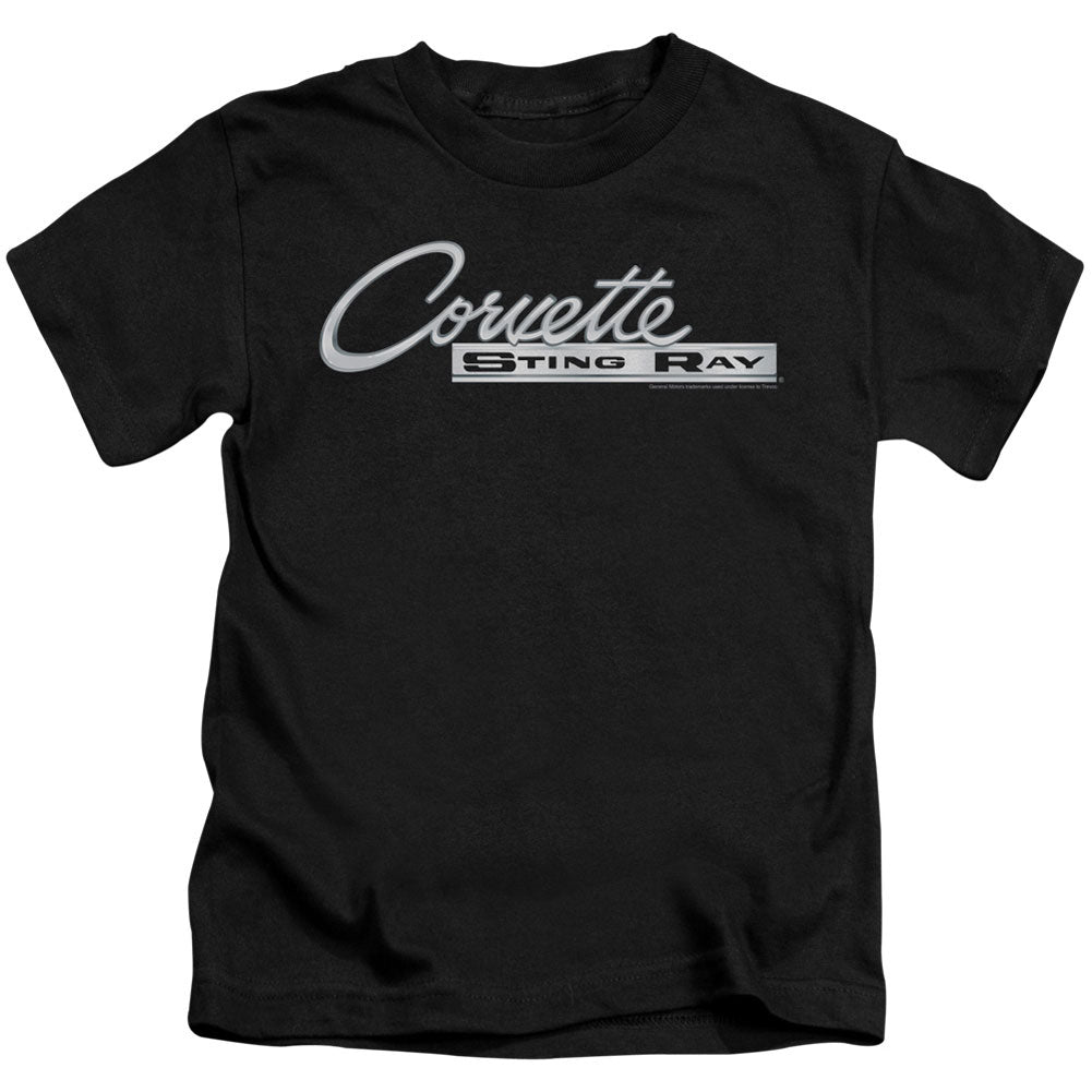 Chevy Chrome Stingray Logo Juvenile Childrens T-shirt